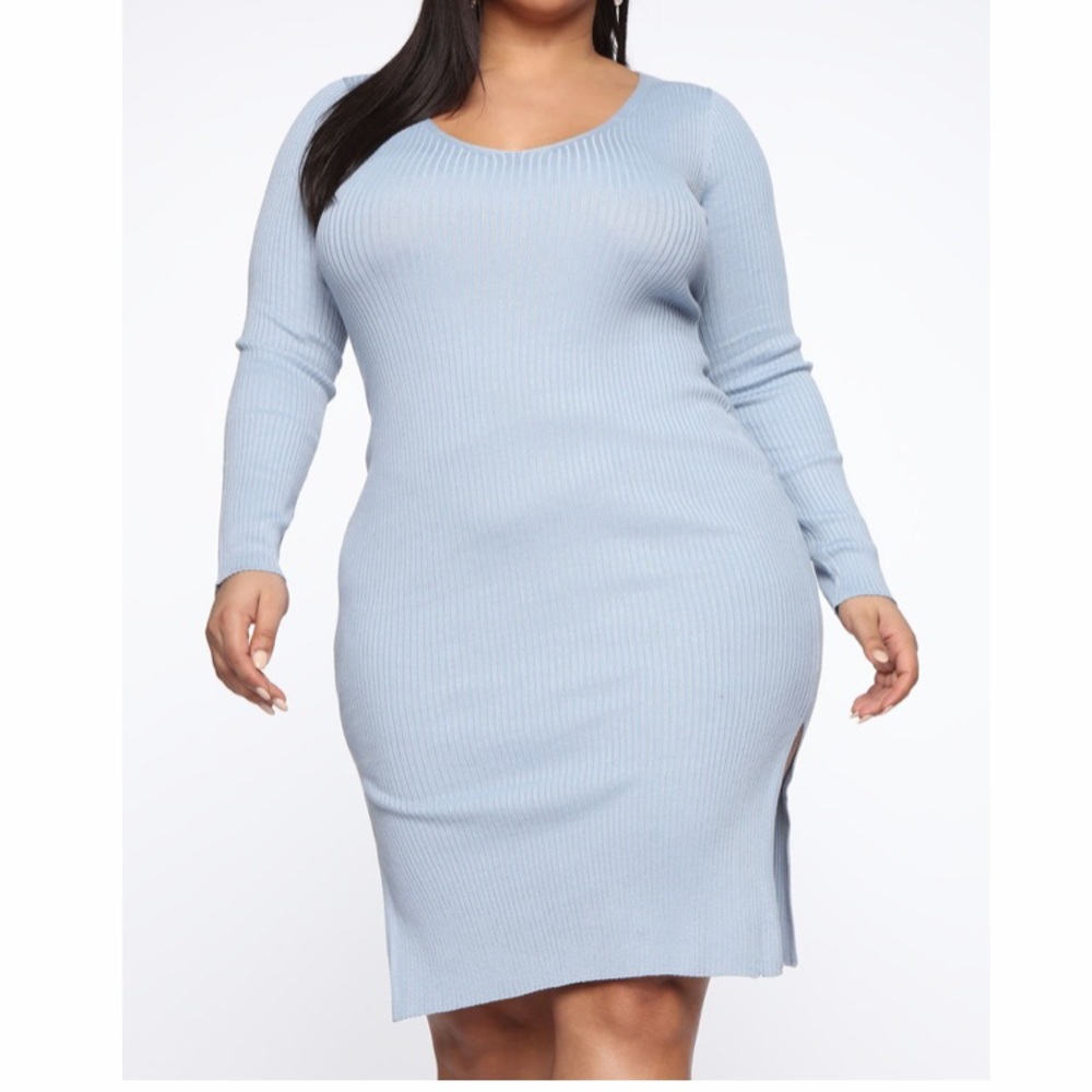 Fashion Nova NWT “Watchin’ Me” Midi Sweater Dress